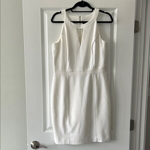 White House Black Market Ivory Mini Dress